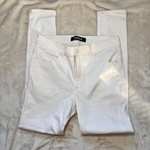 Express White Skinny Legging Jeans Sz 12R